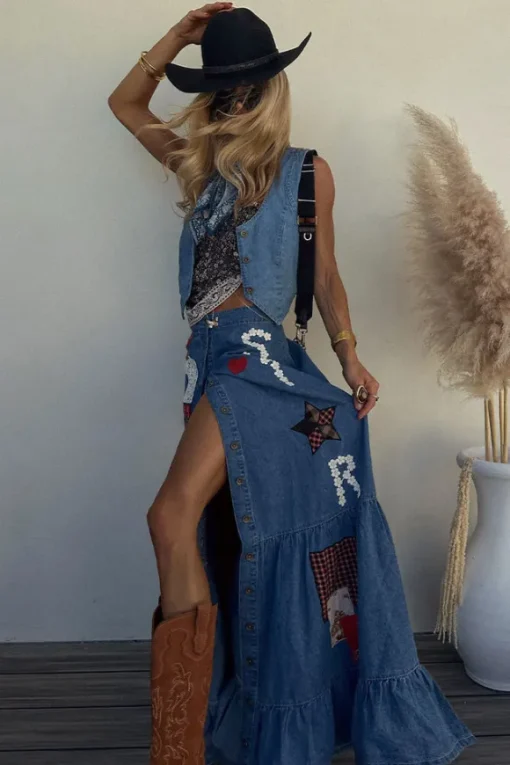 Bombshell Patchwork Skirt