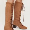 Clair De Lune Lace Up Boots