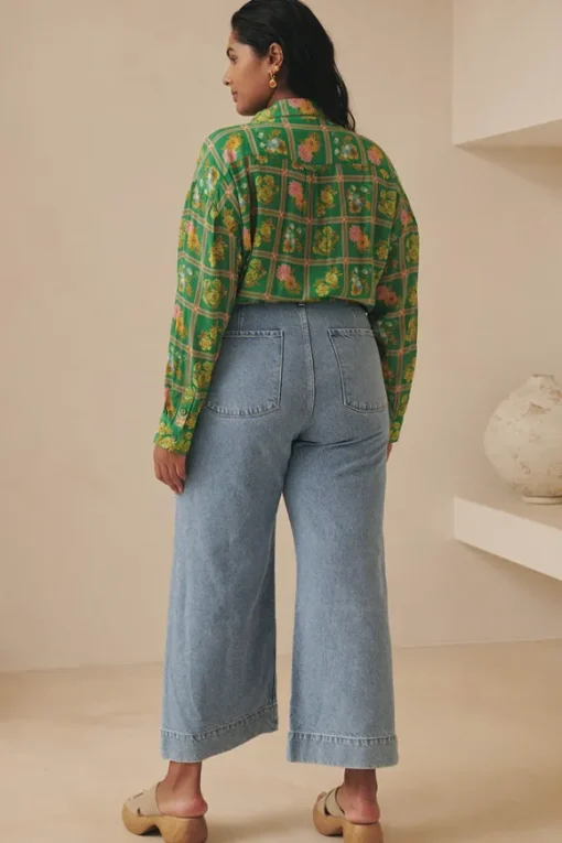 Classic Denim Cropped Jeans