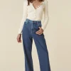 Daisy Patchwork Denim Jean