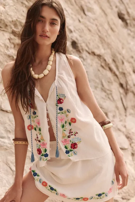 Florapaloosa Embroidered Cami