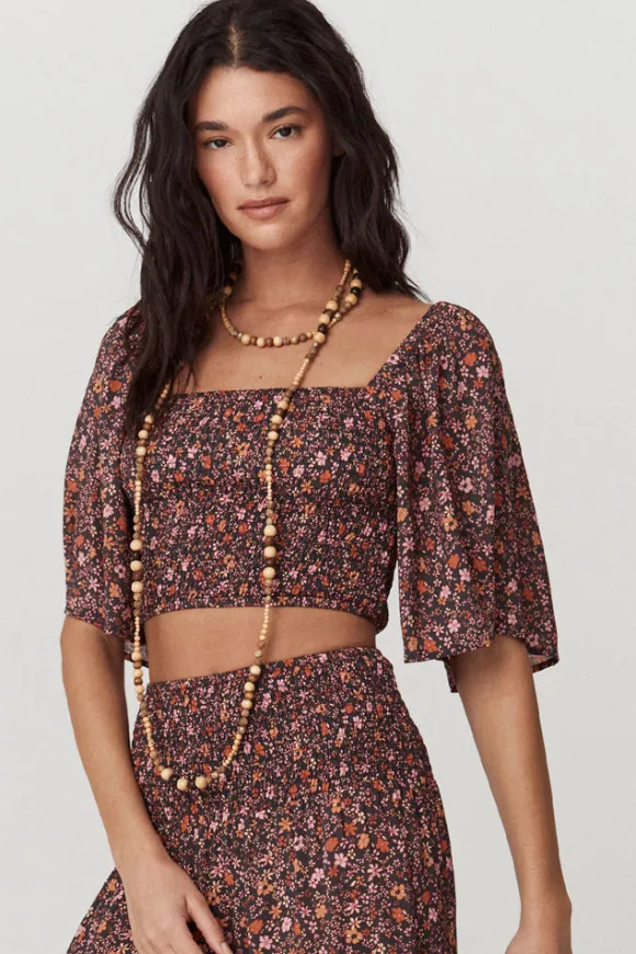 Love Jetty Shirred Top