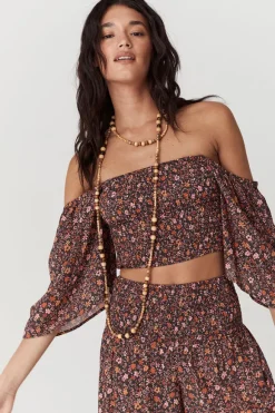 Love Jetty Shirred Top