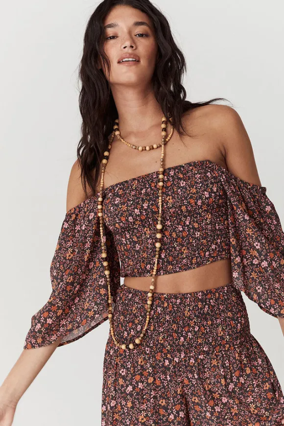 Love Jetty Shirred Top