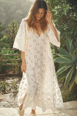 Love Note Broderie Gown