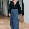 Muse Denim Maxi Skirt