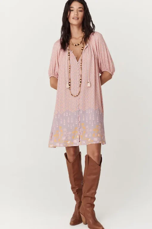 Sweet Nothings Button Through Tunic Dress
