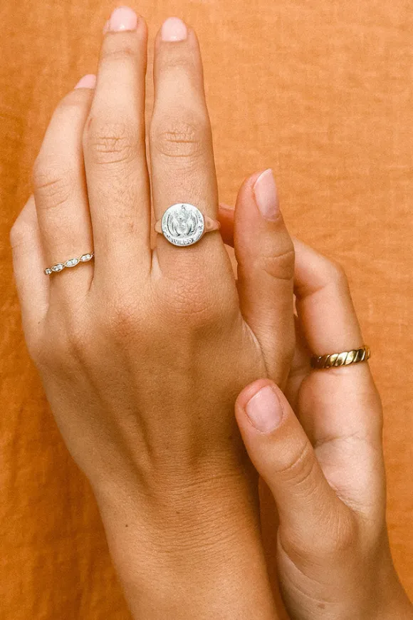 Virgo Stargazer Zodiac Ring